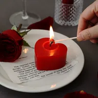 Świece pachnące Dekoracja pokój ślubnych Świece Walentynkowe świece światowe na rytuały naturalny bawełniany rdzeń bez zanieczyszczenia