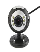 120 MP 6 Cámara de cámara web USB LED con visión nocturna de micrófono para escritorio PC6905270