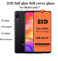 Cell Phone Screen Protectors 21D Full Glue Tempered Glass Curved Guard Premium l Coverage Protector Film For iPhoneXiaomi Redmi 1249095
