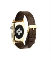 Top Watch Bands Strap para Apple Watch Band 38mm 40mm 41mm 42mm 44mm 45mm Iwatch SE 7 6 5 43 2 1 Bandas Pu Leather tiras BR4407604