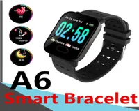 Smart Watch A6 Wearable Health Sport Band Android Blood Pressure Pedometer Heart Rate Waterproof Få information SMS Kvinnor SMA8719231