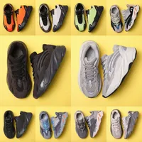 Zapatos para niños 700 Baby Black Shoe Diseñador Niños V2 Sneaker 2022 Runner Niños para niños Juvenil para niños pequeños Peligradores de baloncesto zapatos luminosos Tamaño 2 i6uf#