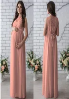 2020 Women Maternity Dress Sleeveless Lace Chiffon Maxi Dress Maternity Dresss7452219