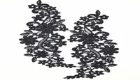 Patches Fabric Collar Trim Skleline Appliques para DressweddingshirtClothingdiysewing Flower Floral Lace bordado Nice3201950