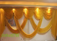 6m wide swags of backdrop valance wedding stylist backdrop swags Party Curtain Celebration Stage Performance Background designs an9847459