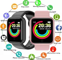 Y68 Smart Watch Smart Wwatch Sport Bracelet Fitness Tracker Tracker Средство сердечного ритма Монитор кровяного давления Умные часы для мужчин Women9888849