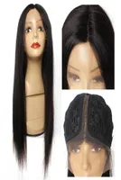 1028 inch T part lace front wig straight human hair wigs 150 density middle part Brazilian 131 lace wig for women7787873