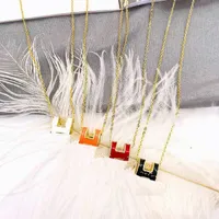 Mode Luxus Halskette Anhänger haben Ketten Halskette Designer Schmuck für Männer zierliche Erstketten für Frauen Custom Trendy Woman Letter Halsketten Herrenketten Ketten Ketten