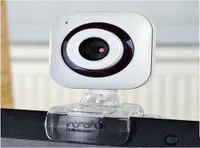 NOVO Design USB webcam com luzes LED LUZES METAL METAL Webcam Web Cam Camera Mic for PC6462809