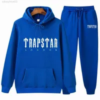 Erkekler Trailsuit Trapstar Moda Hoodie Sportswear Erkek Giysileri Jogging Sıradan Erkekler Koşu Sporları Tasarımcı Pant Pant 2 PCS Setleri Artı Boyut