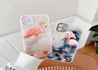 Flamingo Love Shape Cases For iPhone 13 12 11Pro X Xs Max XR Painted Dream Catcher Foriphone 7 8 Lyxm￶nster TPU Soft Cell Phon5832333