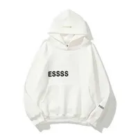 Ess Warm Hooded Hoodies Mens Womens Fashion Streetwear Pullover Sweatshirts Loose Hoodies Lovers Tops Clothing e2