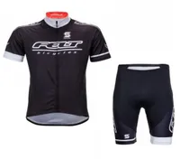 Equipo de fieltro ciclismo traje de camiseta de mangas cortas sets de babero sets hombres verano transpirable para bicicleta de monta￱a ropa de gel 3d h12009336