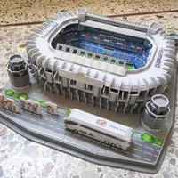 3D driedimensionale jigsaw voetbalveldgebouw Toys Children's Diy Stadium Assemblage Model Educatief L4W0 X05222409