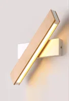 220V LED ACRYLIC WALL LAMPモダンミニマリストのクリエイティブベッドルームベッドサイド通路壁ランプ読み取りログ回転壁ライト9522899