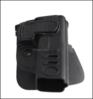 Andra taktiska tillbehör med lås taktisk glcok höger hand bälte pistol hölster glock g17 g19 g45 g22 g23 g31 g32 g34 g35 g ottma8682750