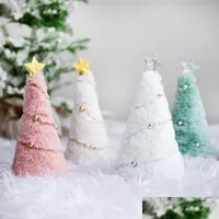 Décorations de Noël arbre supérieur accessoires de décoration pendentif Santa Claus Angel Wholesale Drop Livrot Home Garden Festive Party Sup Dhei5