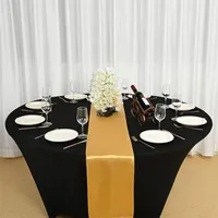 Tkanina stołowa 48 /60 cali okrągłe stały kolor okładki koktajlowej bara obrusowa el el przyjęcie weselne bankiet na zewnątrz