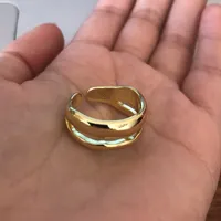 Anelli rotondi di geometria di roccia hip hop punk per uomo gioielli anelli di dito in oro in acciaio inossidabile per le donne accessori anelli da uomo