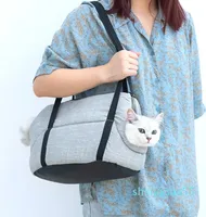 Cat Carriers Crates Houses Yokee Winter Warm Portable Pet Bag Supplie Hitten Puppy Small Dog Handbags Pad Travel Travel Outdoor Backpack 221101