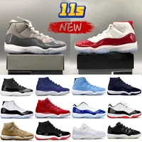 2022 Yeni 11 11s serin gri çizmeler erkek Basketbol Ayakkabıları Hayvan İçgüdüsü 25. Yıldönümü efsane üniversite mavi beyaz Concord Bred Citru yüksek kadın Sneakers