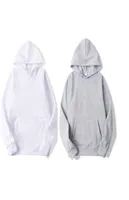 Sublimation Blank Hoodies Felpa con cappuccio bianco per donna uomo Stampa camicie a maniche lunghe per poliestere5411622 fai -da -te