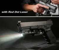XC2 Laser Light Compact Pistol Flashlight With Red Dot Laser Tactical LED MINI White Light 200 Lumens Airsoft Flashlight3217326