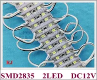 26mm07mm SMD 2835 LED -Modul Leuchtlampe f￼r Mini -Schilder und Buchstaben DC12V 2LED 04W Epoxy wasserdicht hohe helle Fabrik Direct SAL8055923