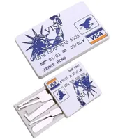 5 in1 Locksmith Brand新しいJames Bond Credit Card Card Car Lock Tool Lock Pick Set9529482