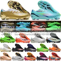Quality Football Boots X Speedportal.1 FG Knit Soccer Shoes Mens Firm Ground Outdoor Training Comfortable Soft Leather Messis Football Cleats US 6.5-11.5 Send With Bag