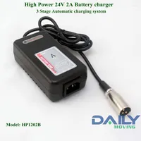 Alla terränghjul ul ce tUV HighPower 24V 2A Lead Acid Battery Charger för mobilitet Scooter Power Wheelcharir HP1202B