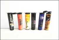 Bouteilles d'emballage Autocollants d'￩tiquette de tube de pr￩roll vide pour tubes de 116 mm Cigar B DHG0E7060405