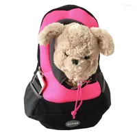 Capas de assento de carro de cachorro Cat Carry Backpack Bag de transportadora viaja Sacos de cachorrinho de estimação pequenos 5 cores