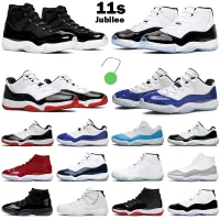 11s Low Man Basketball Shoes Fashion Bred Concord Infrared University Blue Varsity Red Rose Gold White Closing Ceremony Navy Gum 트레이너 야외 스포츠 크기 36-47