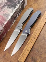 F95 TC4 titanium alloy handle outdoor camping folding knife D2 blade ball bearing multifunctional survival edc hunting tactical to5916277