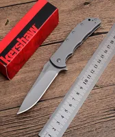 Whole Kershaw 3655 Knife Cryo Grey Titanium Tactical Folding 8cr13mov Blade Camping Hunting Survival PocketEDCユーティリティツール8086044