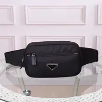 Mens Diagonal Belt Bag Waist Bags Messenger Fanny Pack Bumbag PVC Unisex Plain Casual Single Zipper Grid Adjustable Shoulder Strap321S
