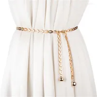 Belts High Waist Gold For Women Fashion Waistbands All-Match Belt Party Jewelry Dress Metal Chain