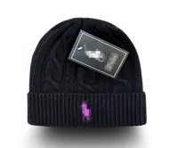 2023 Nieuwe luxe ontwerper Polo Beanie unisex herfst wintermelies gebreide hoed voor mannen en vrouwen hoeden klassieke sportschedels dames casual outdoor warme cap p-1