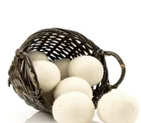 Produits de linge pratiques Clean Ball r￩utilisable Naturel Organic Tissu Adoupteur Primium Wool Dryer Balls Rh15431766703