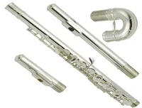Alto Flute Spelar nyb￶rjare som ￤r l￤mpliga f￶r G Key Silver Plated Flute9166346