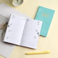Mini Notebook 365 Days Portable Pocket Notepad Daily Weekly Agenda Planner Notebooks Stationery Office School Supplies A6