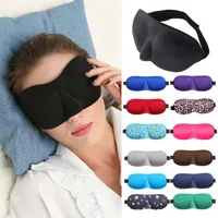Вечеринка одолжение 3D -маска для сна Натуральная спящая глаза маска для век крышка тени глаз пластырь женщины мягкие портативные повязки на глаза.
