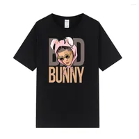 Herren T-Shirts lässig Kurzarm Frühling/Sommer Harajuku Handsome Sportswear T-Shirt Plus Size Bad Bunny