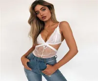 White Black Sexy Bra Suguits Mulheres Lace Slim V Bodys Modys Moldy Slimming Slimming Caist Role Rompers para S3393499