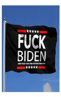 Fxck Biden Fvck You for Voting Him Flags 3039 x 5039ft 100D Polyester Outdoor Banners High Quality Vivid Color With Two Bra6882106