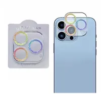 Bling Glitter Diamond Clear Camera Lens Protector Hülle für iPhone 13 12 11 14 Pro Max Mini 14 plus 13pro 12pro 13Promax Cover