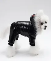 ملابس الكلاب سميكة شتاء الثلج الثلج الملابس معطف معطف الدفء الزي أسفل Parkas puppy2873327