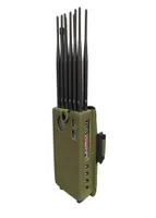 Alligator Super leistungsstarker 12 Band Jamm er GPS WiFi lojackxm GSM 3G 4G 5G Mobiltelefon Signal Isolator3040660