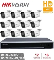 Kits de vigil￢ncia Hikvision Hikvision C￢mera CCTV 8MP IP C￢mera com Darkfighter H265 Security7976231